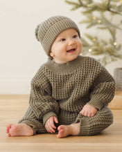 Load image into Gallery viewer, SALE - QUINCY MAE CHUNKY KNIT SWEATER || FOREST
