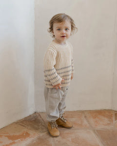 QUINCY MAE REX SWEATER || FOX STRIPE