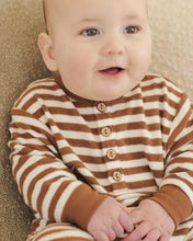 Load image into Gallery viewer, QUINCY MAE RELAXED JUMPSUIT || CEDAR STRIPE
