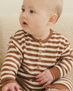 QUINCY MAE RELAXED JUMPSUIT || CEDAR STRIPE