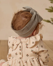 Load image into Gallery viewer, QUINCY MAE VELOUR BOW HEADBAND || FOREST
