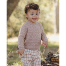 Load image into Gallery viewer, QUINCY MAE KNIT SWEATER HEATHERED ALMOND
