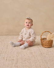 Load image into Gallery viewer, QUINCY MAE BUBBLE KNIT CARDIGAN NATURAL CONFETTI
