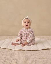 Load image into Gallery viewer, QUINCY MAE RELAXED JUMPSUIT MULBERRY STRIPE
