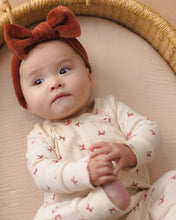 Load image into Gallery viewer, QUINCY MAE LONG JOHN RED BOWS
