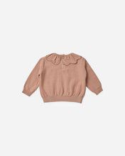 Load image into Gallery viewer, QUINCY MAE PETAL KNIT SWEATER || ROSE
