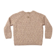 Load image into Gallery viewer, QUINCY MAE KNIT SWEATER HEATHERED ALMOND
