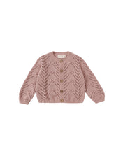 Load image into Gallery viewer, QUINCY MAE KNIT CARDIGAN MAUVE

