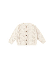 Load image into Gallery viewer, QUINCY MAE KNIT CARDIGAN NATURAL
