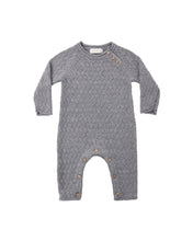 Load image into Gallery viewer, QUINCY MAE COZY HEATHER KNIT JUMPSUIT HEATHERED SLATE
