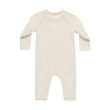 Load image into Gallery viewer, SALE - QUINCY MAE COZY HEATHER KNIT JUMPSUIT || NATURAL
