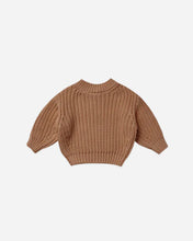 Load image into Gallery viewer, SALE - QUINCY MAE CHUNKY KNIT SWEATER || CINNAMON
