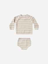 Load image into Gallery viewer, SALE - QUINCY MAE BAILEY KNIT SET || HEATHERED OAT STRIPE
