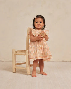 QUINCY MAE LILY DRESS || MELON GINGHAM