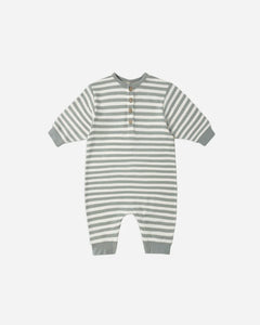 QUINCY MAE RELAXED JUMPSUIT || BLUE STRIPE