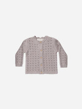 Load image into Gallery viewer, QUINCY MAE SCALLOPED CARDIGAN || LAVENDER
