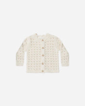 Load image into Gallery viewer, QUINCY MAE SCALLOPED CARDIGAN || NATURAL
