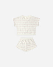 Load image into Gallery viewer, QUINCY MAE RELAXED SUMMER KNIT SET IVORY
