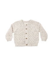 Load image into Gallery viewer, QUINCY MAE BUBBLE KNIT CARDIGAN NATURAL CONFETTI

