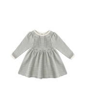 Load image into Gallery viewer, QUINCY MAE ALDA DRESS || FOREST STRIPE
