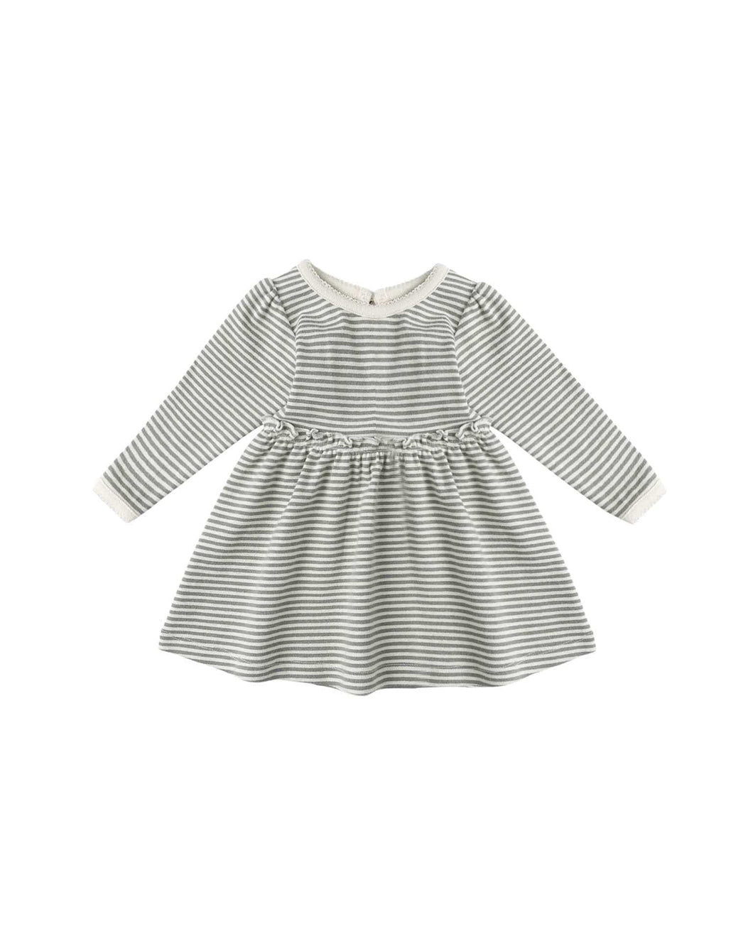 QUINCY MAE ALDA DRESS || FOREST STRIPE