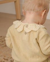 Load image into Gallery viewer, QUINCY MAE PETAL KNIT SWEATER || LEMON
