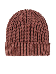 QUINCY MAE CHUNKY KNIT BEANIE || CRANBERRY