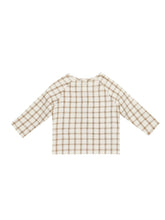 Load image into Gallery viewer, QUINCY MAE ORGANIC ZION SHIRT || CINNAMON PLAID
