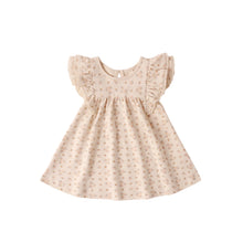 Load image into Gallery viewer, QUINCY MAE FLUTTER DRESS STRAWBERRIES
