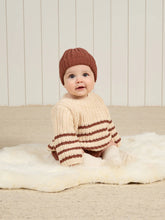 Load image into Gallery viewer, QUINCY MAE CHUNKY KNIT BEANIE || CRANBERRY
