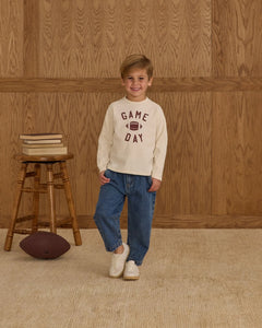 RYLEE + CRU LONG SLEEVE PANELED TEE || GAME DAY