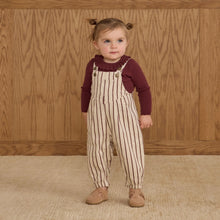 Load image into Gallery viewer, RYLEE + CRU VINTAGE OVERALL || BURGUNDY STRIPE
