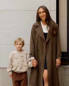 RYLEE + CRU TRENCH COAT | BROWN