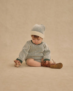 RYLEE + CRU BEANIE || GREEN STRIPE