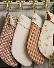 Load image into Gallery viewer, RYLEE + CRU CHRISTMAS STOCKING PEPPERMINT BOWS
