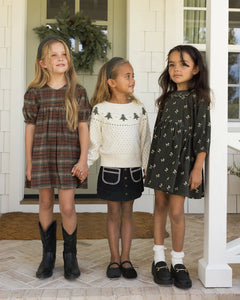 RYLEE + CRU FAIR ISLE SWEATER || TREES