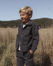 Load image into Gallery viewer, RYLEE &amp; CRU CHORE COAT MIDNIGHT
