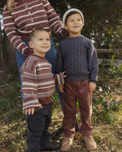 Load image into Gallery viewer, RYLEE &amp; CRU ASPEN SWEATER MIDNIGHT
