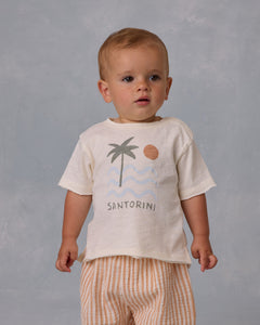 RYLEE + CRU RAW EDGE TEE || SANTORINO