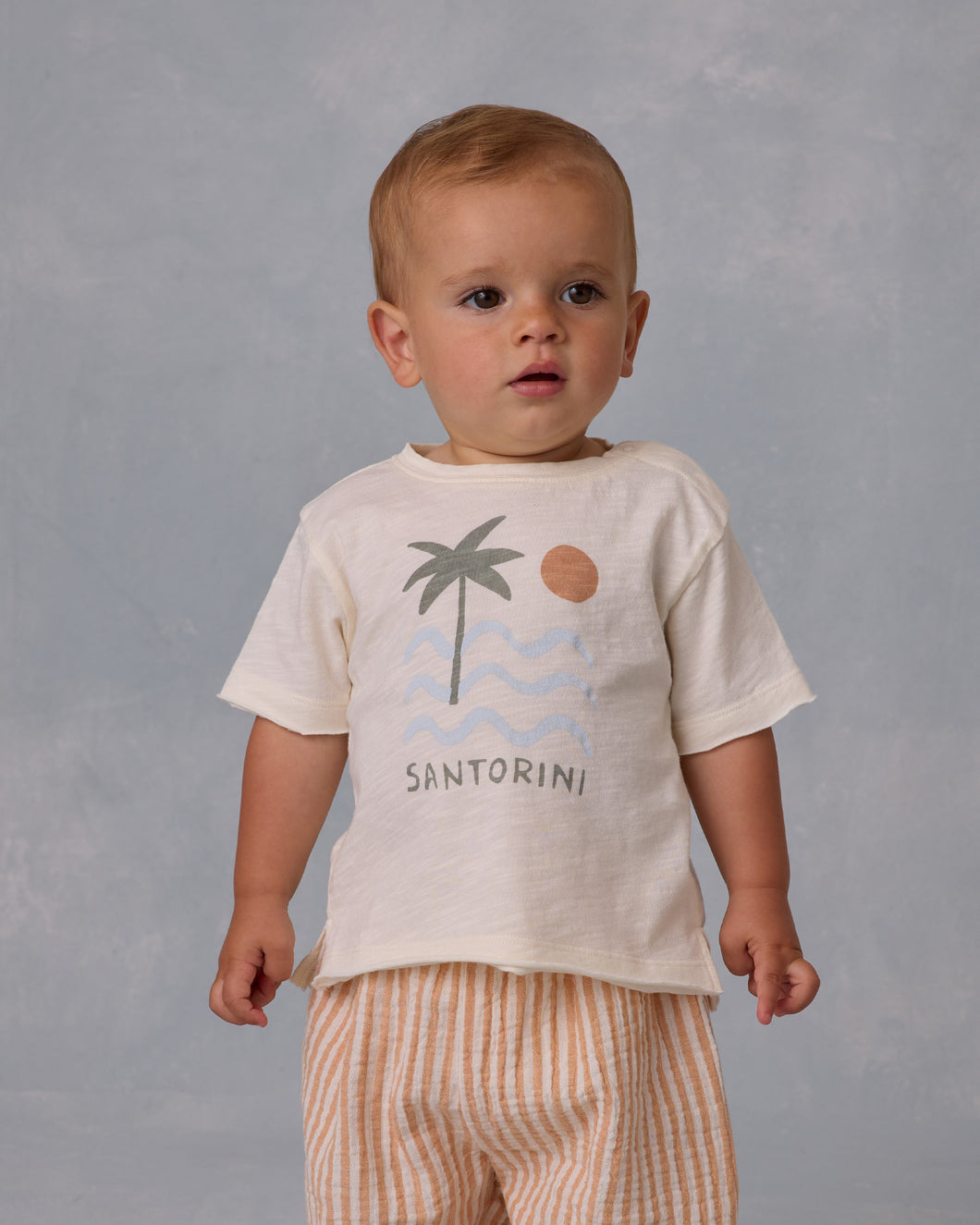 RYLEE + CRU RAW EDGE TEE || SANTORINO