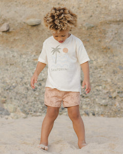 RYLEE + CRU RAW EDGE TEE || SANTORINO