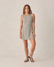 Load image into Gallery viewer, RYLEE + CRU WOMEN'S INDI MINI DRESS || WAVY STRIPE
