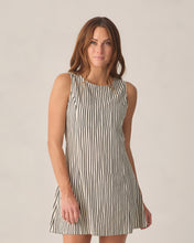 Load image into Gallery viewer, RYLEE + CRU WOMEN'S INDI MINI DRESS || WAVY STRIPE
