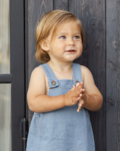 Load image into Gallery viewer, RYLEE &amp; CRU CARGO BABY OVERALL WASHED BLUE
