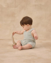 Load image into Gallery viewer, RYLEE &amp; CRU GIO ROMPER SEAFOAM TERRY STRIPE
