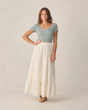 Load image into Gallery viewer, RYLEE + CRU WOMEN'S ROSE MAXI SKIRT IVORY
