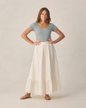 Load image into Gallery viewer, RYLEE + CRU WOMEN'S ROSE MAXI SKIRT IVORY

