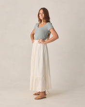 Load image into Gallery viewer, RYLEE + CRU WOMEN'S ROSE MAXI SKIRT IVORY
