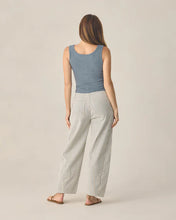 Load image into Gallery viewer, RYLEE + CRU WOMEN'S BARREL PANT RAILROAD STRIPE
