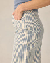 Load image into Gallery viewer, RYLEE + CRU WOMEN'S BARREL PANT RAILROAD STRIPE
